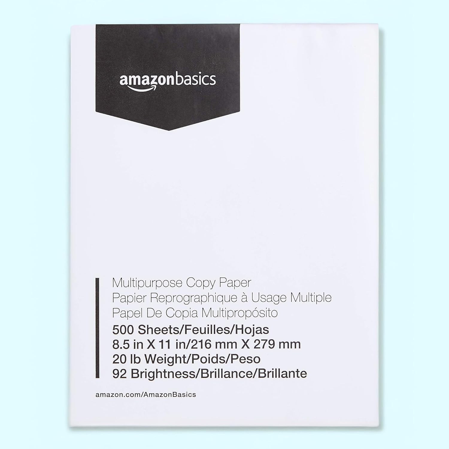 Multipurpose Copy Printer Paper, 8.5 X 11 Inches, 20 Lb, 1 Ream, (500 Sheets), 9