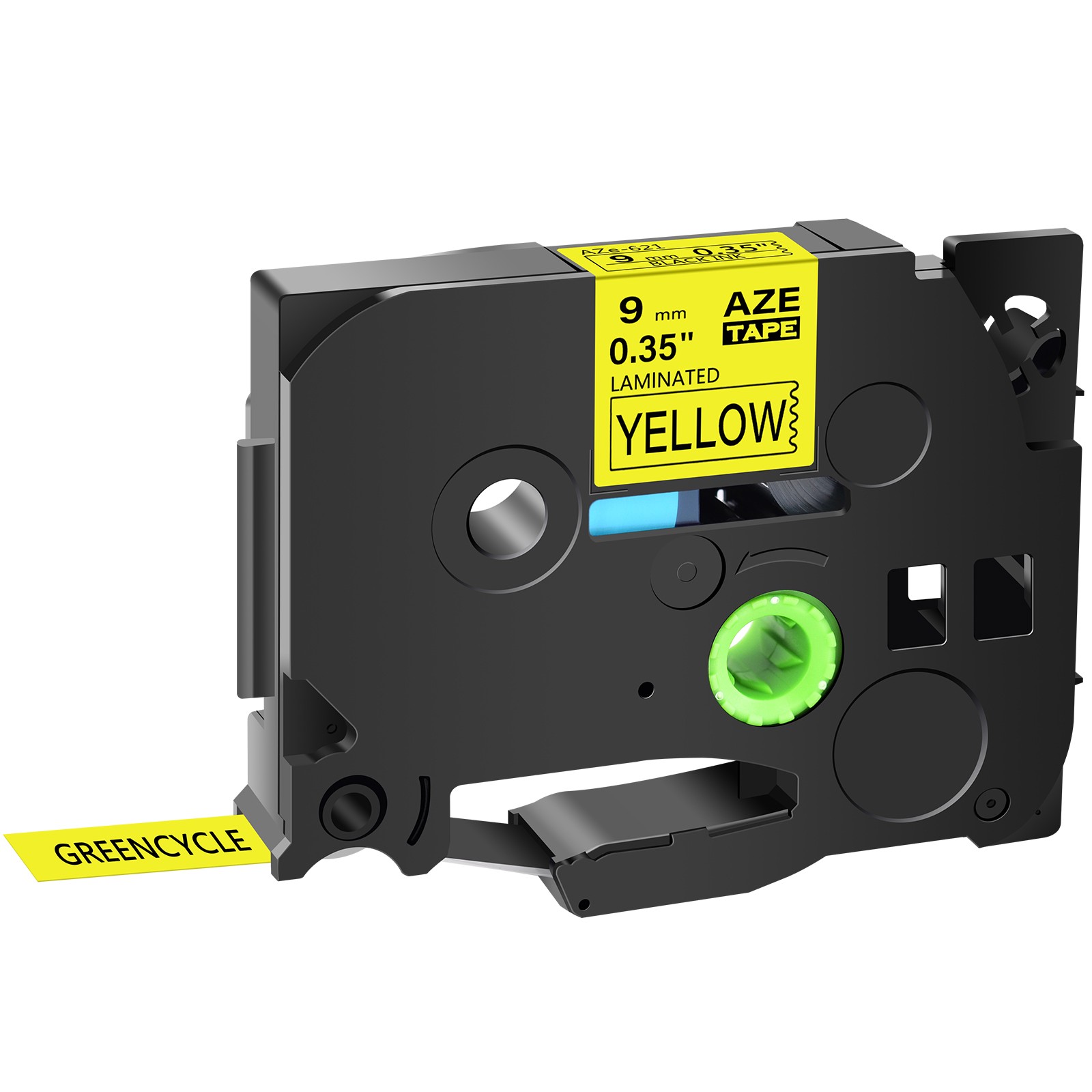 Yellow Label Tape Compatible with Brother P-Touch TZ TZe 621 631 641 651 FX631