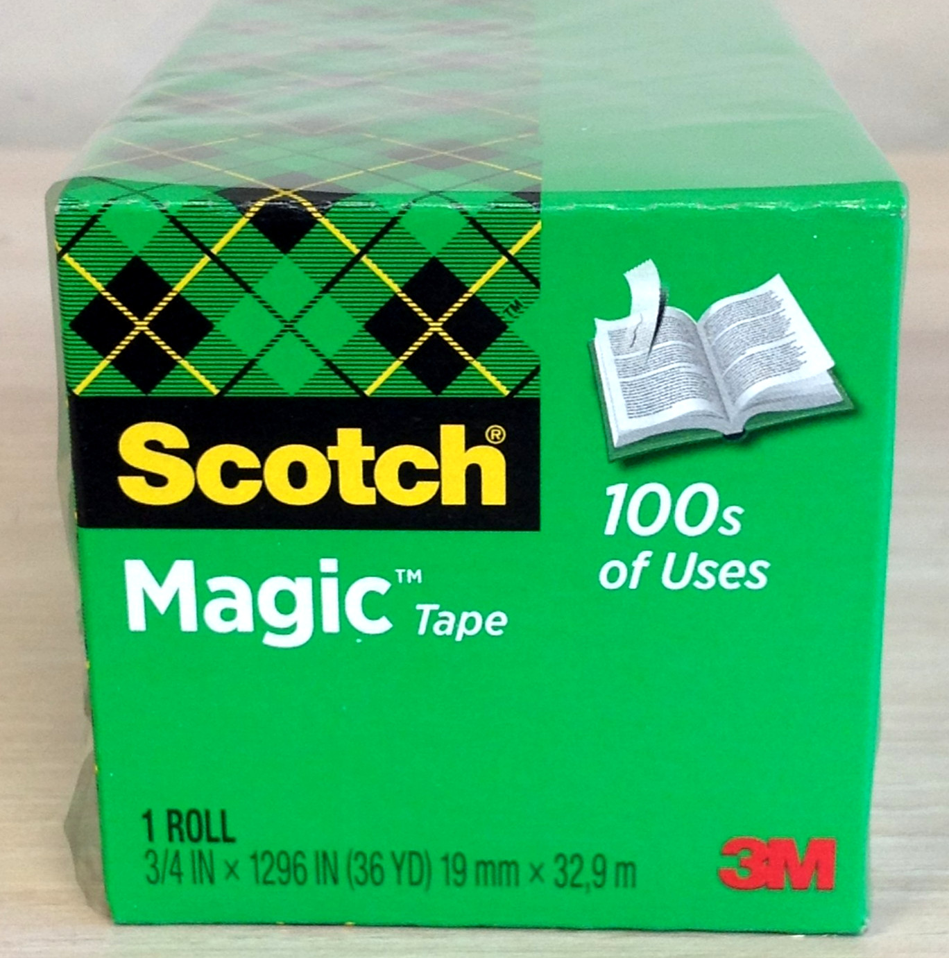 Lot of 6 Scotch Magic Tape Refills 3/4″ x 1296 1″ Core Clear Invisible MMM81034