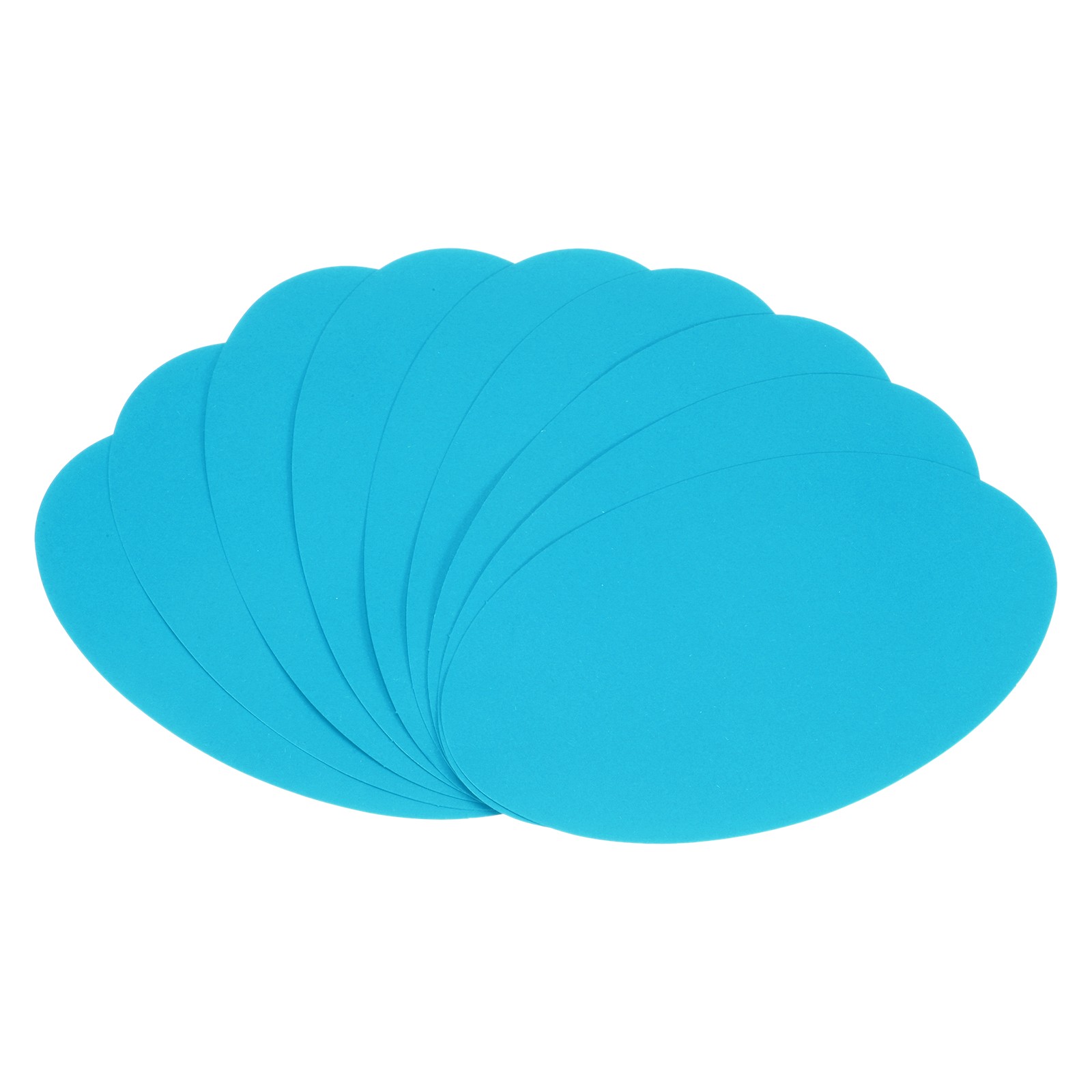 3 Inch Width 5 Inch Length Oval Card Stock, 30 Pcs 50lb/180gsm, Dark Blue
