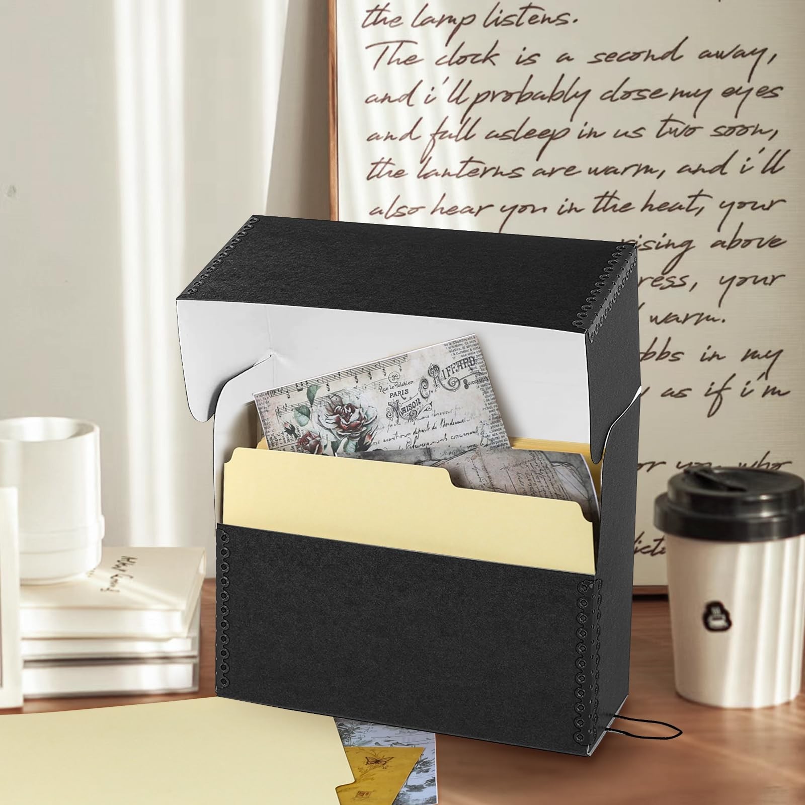 Legal Size Archival Storage Box 15.5×10.5×5 Acid-Free Document File Organizer