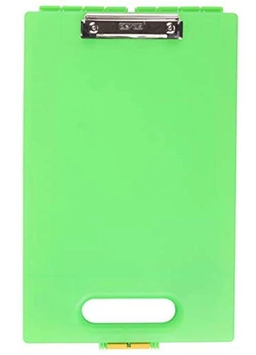 Dexas Clipcase Storage Clipboard with Handle, Black Assorted Colors