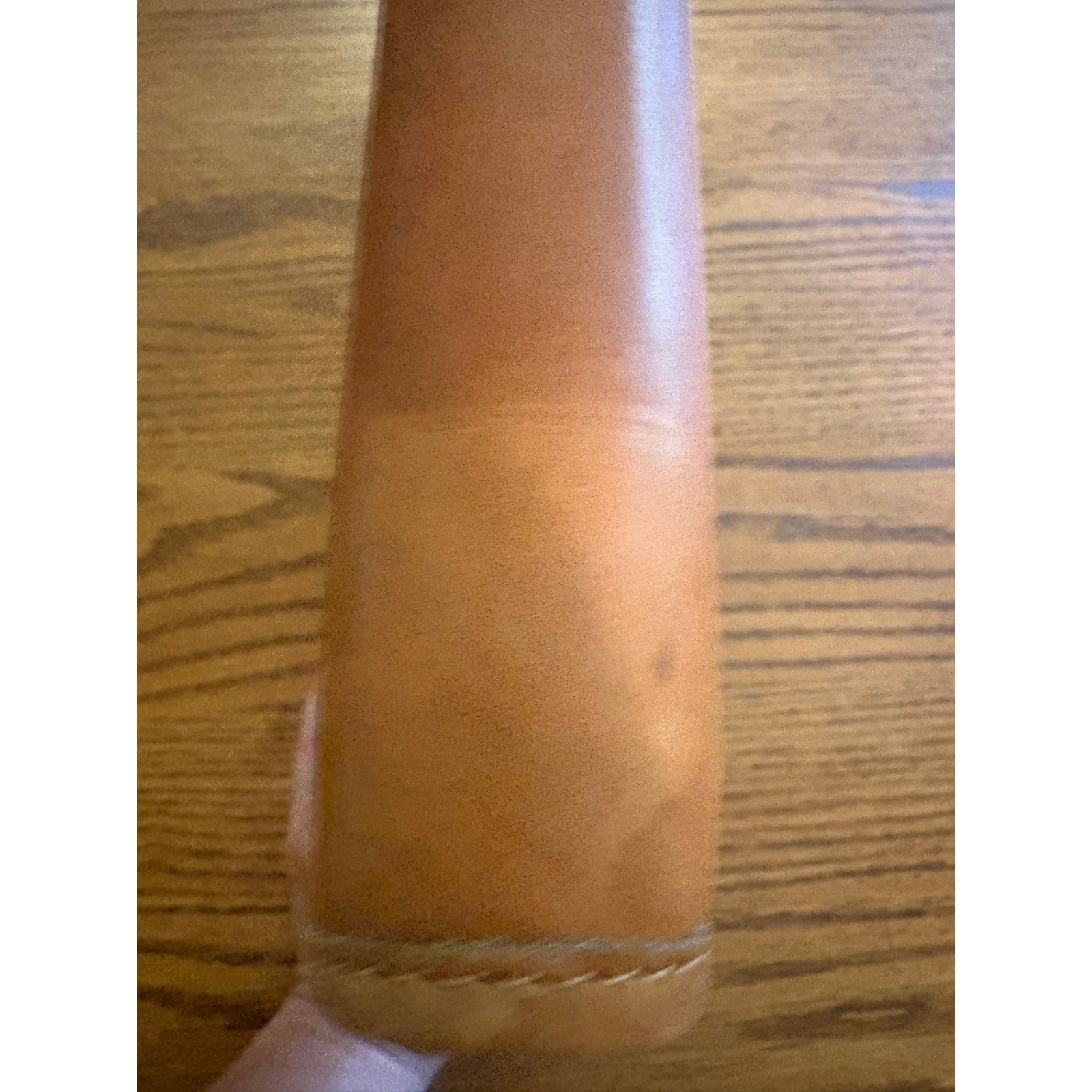 Coach Vintage Tan Leather Zip Around Portfolio Organizer Document Case Tan