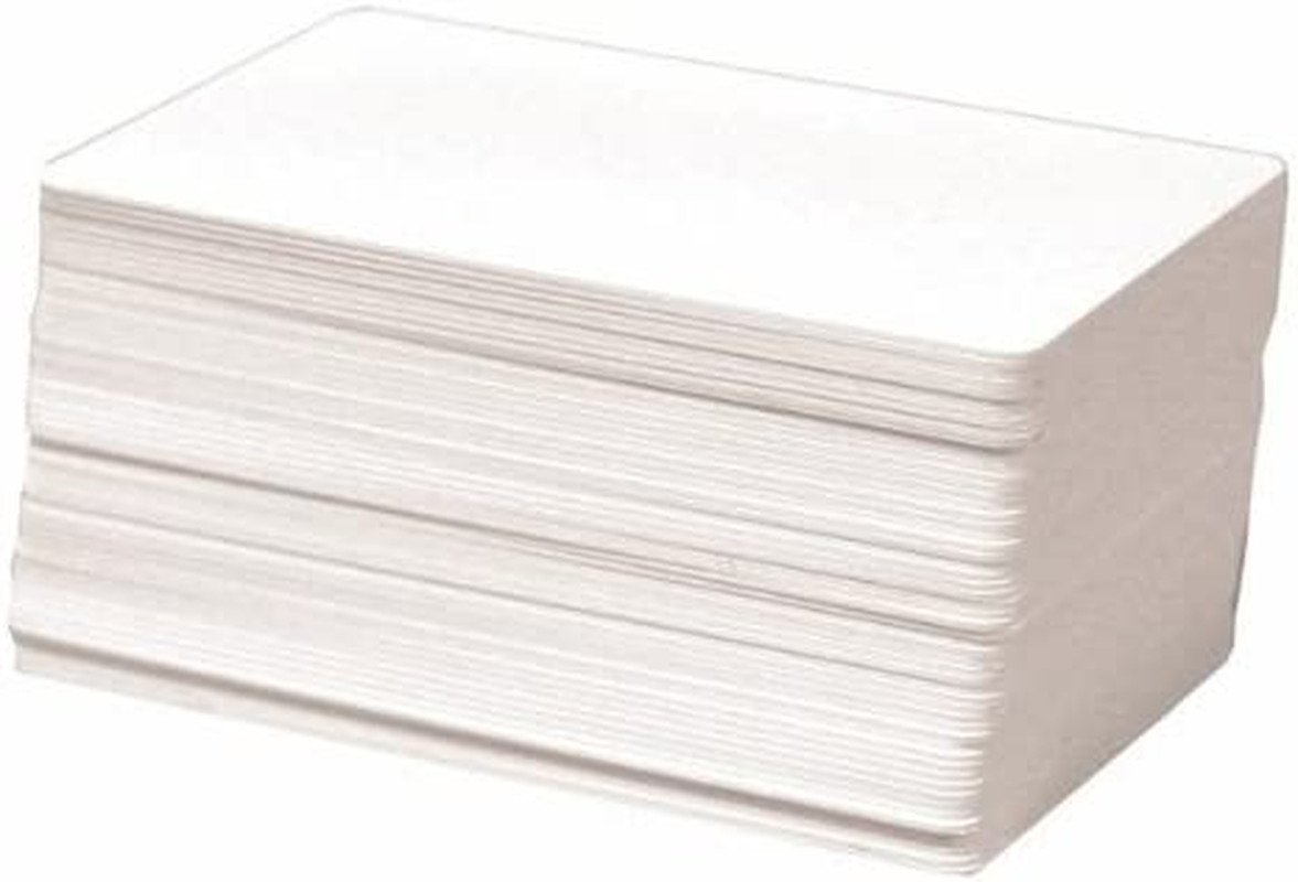 Plastico PVC Blancas CR80 de 30 Mil Para Impresoras Tarjetas de Identificacion