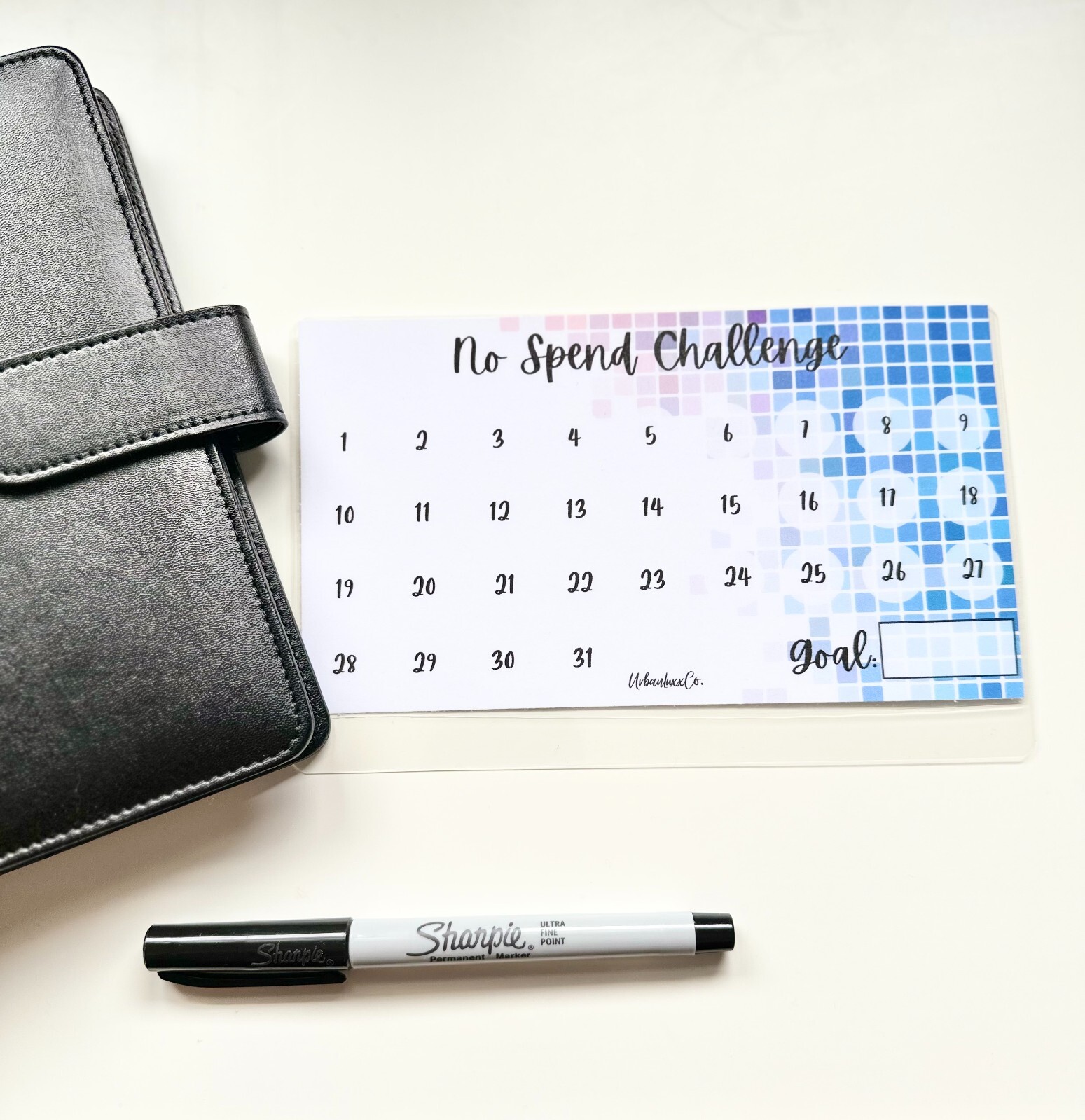 No Spend Savings Challenge Laminated Cash Envelope Budget Tracking You Pick