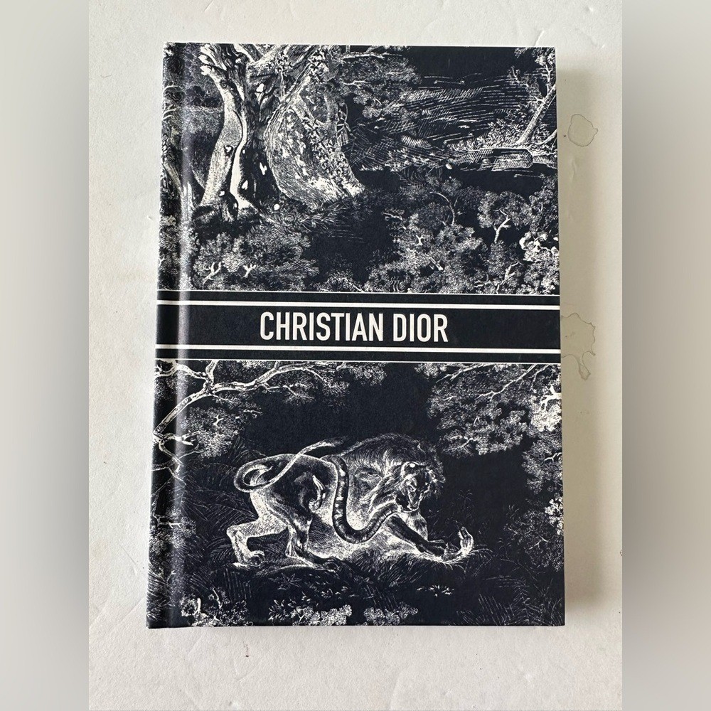 Christian Dior dark blue and White Notebook