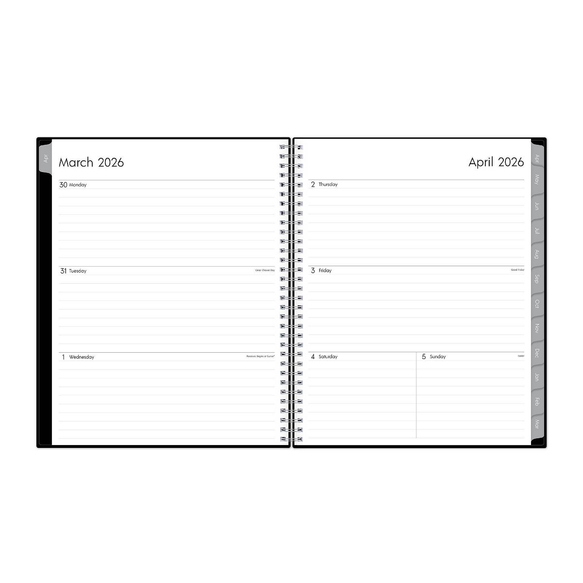 Blue Sky 8.5″x11″ 2026-2027 Planner Weekly/Monthly 15 Months Safety Wirebound