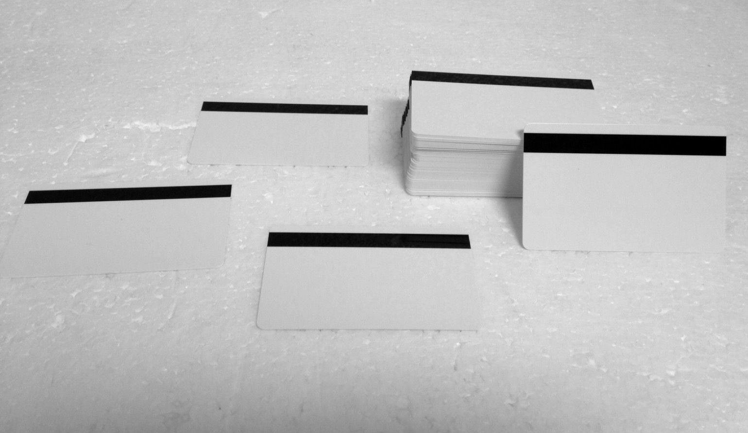 1000 UltraCard PVC Cards – HiCo MagStripe 2 Track – CR80 .30 Mil – New Sealed