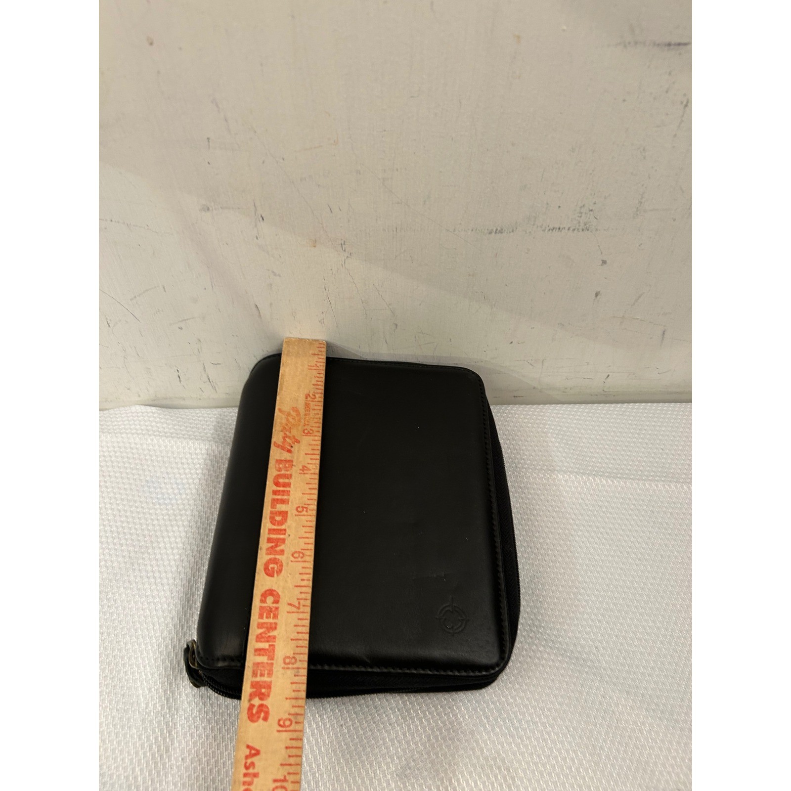 Franklin Covey SpaceMaker Planner Binder Compact Black Nappa Leather Unisex