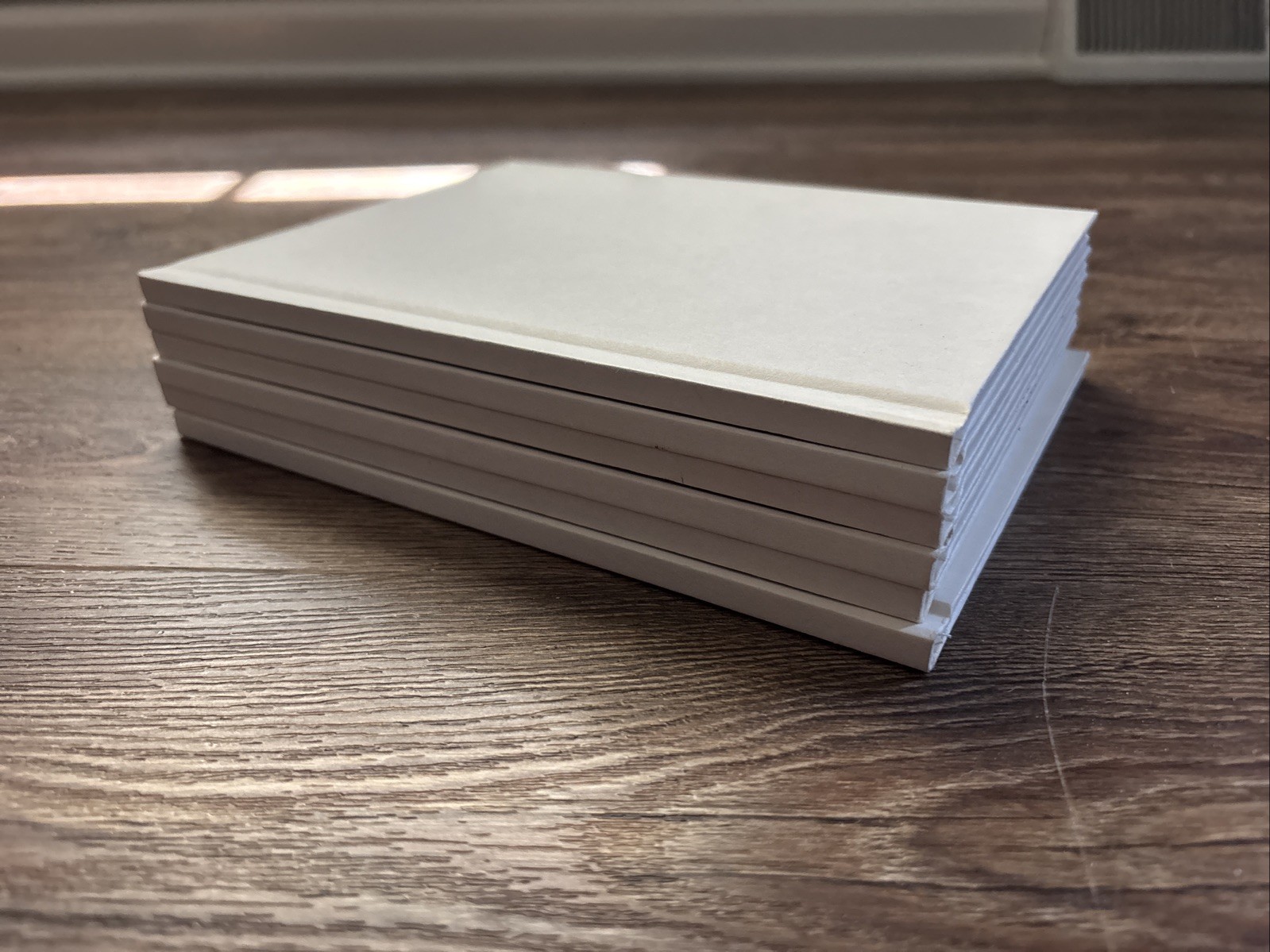 Lot of 6 White Hardcover Blank Book 6×8 Inch, 40 Pages – T616