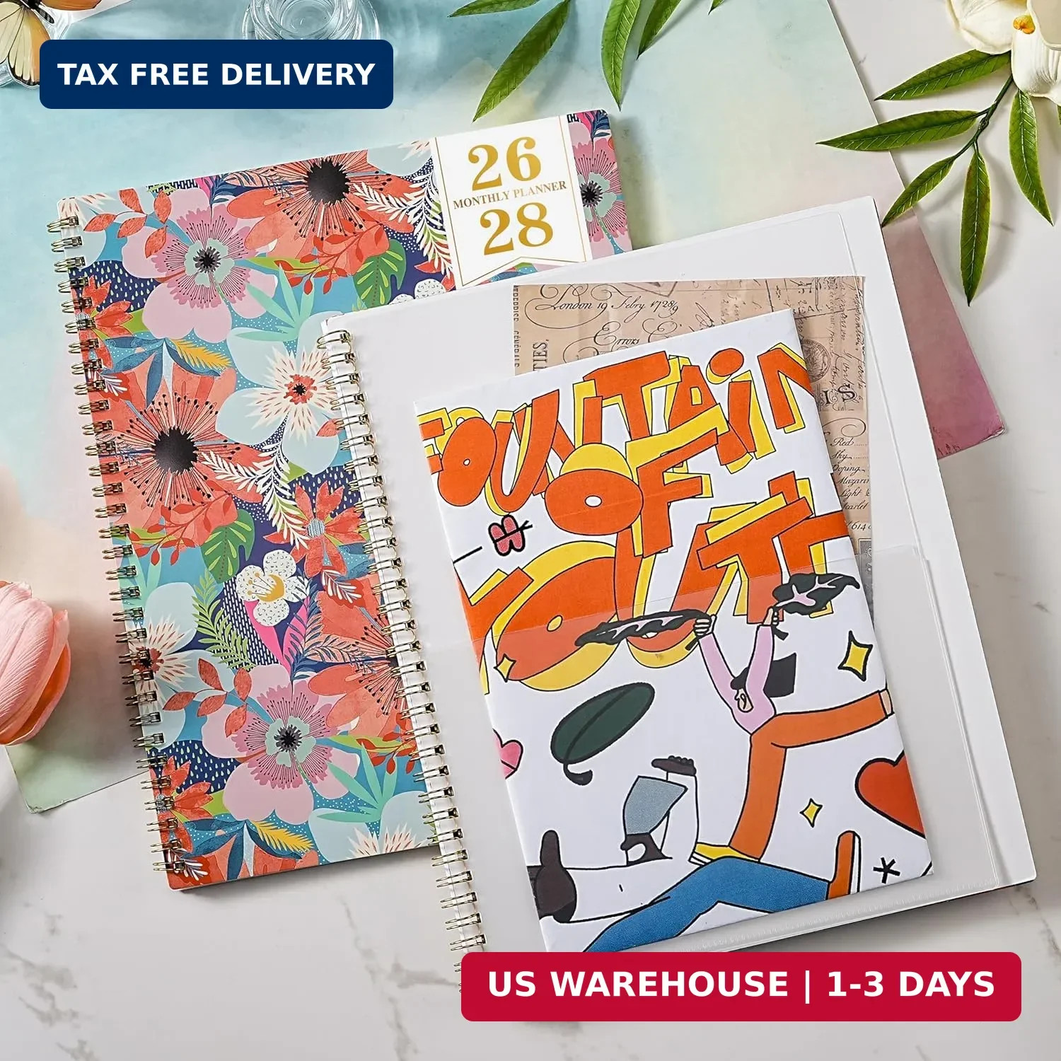 Monthly Planner 2026-2028 – 2 Year Planner 2026-2028, July 2026 – June 2028, 2 Y