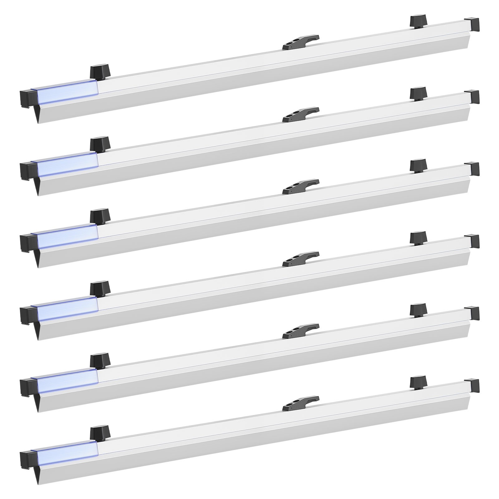 Uimoso 30-Inch Blueprint Hanging Clamps, 6-Pack Binding Strips for Storage