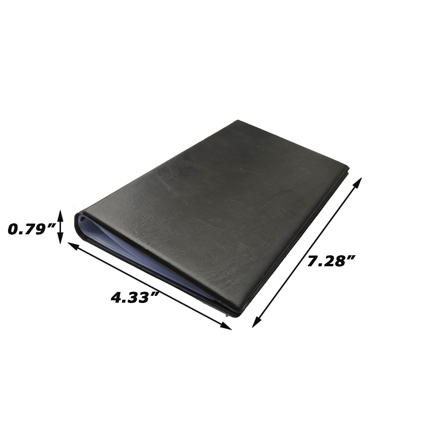 120 Cards Holder Business Name ID Credit Holder Book Case Keeper 60 Pockets