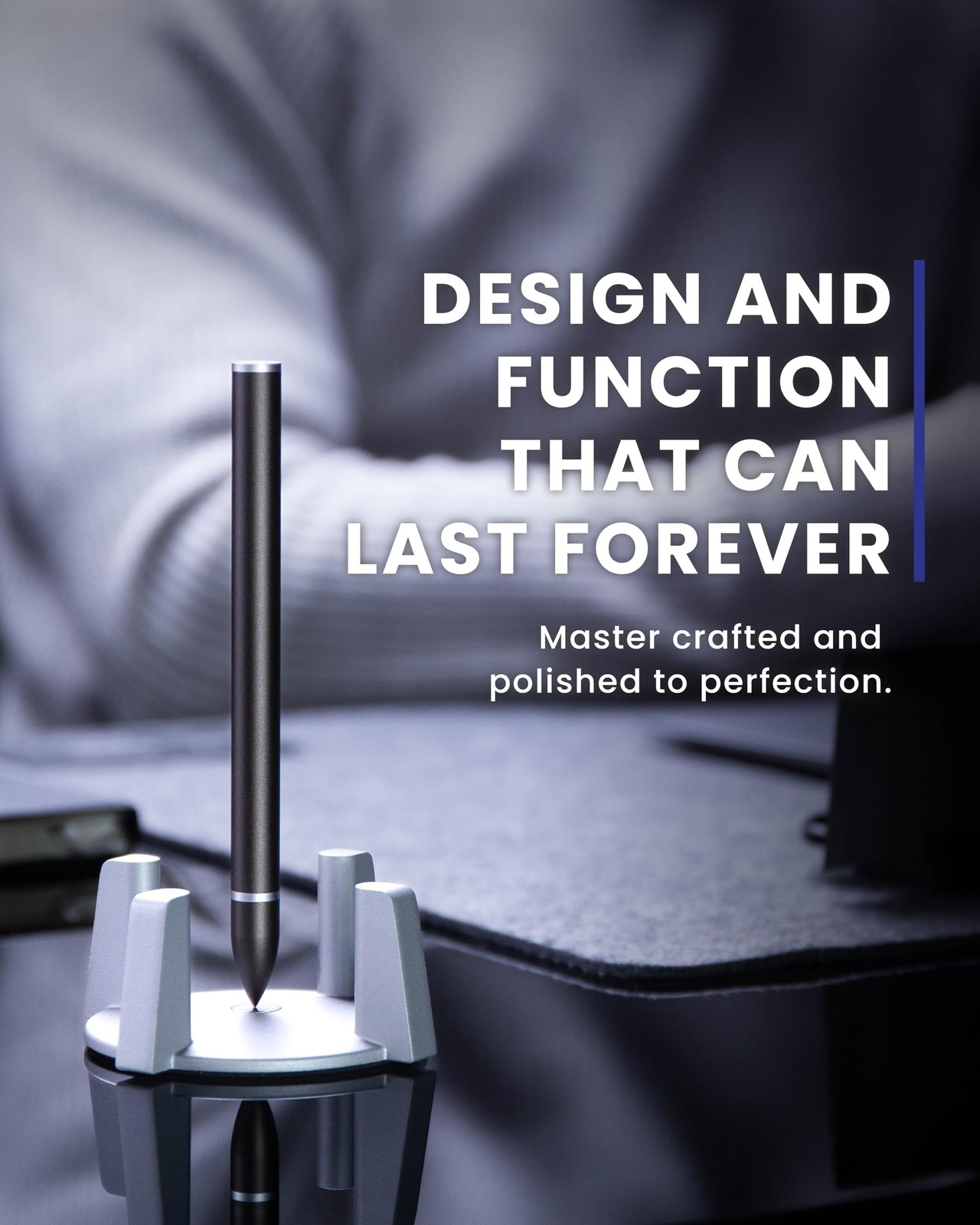 novium Hoverpen – Luxury Pen for Men Women, Vertically Standing Executive Ba…