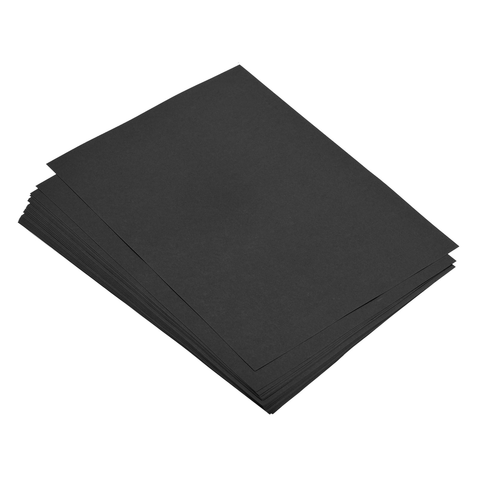 50 Sheets Colored Copy Paper 8.3×5.8 Inch 80gsm, Black