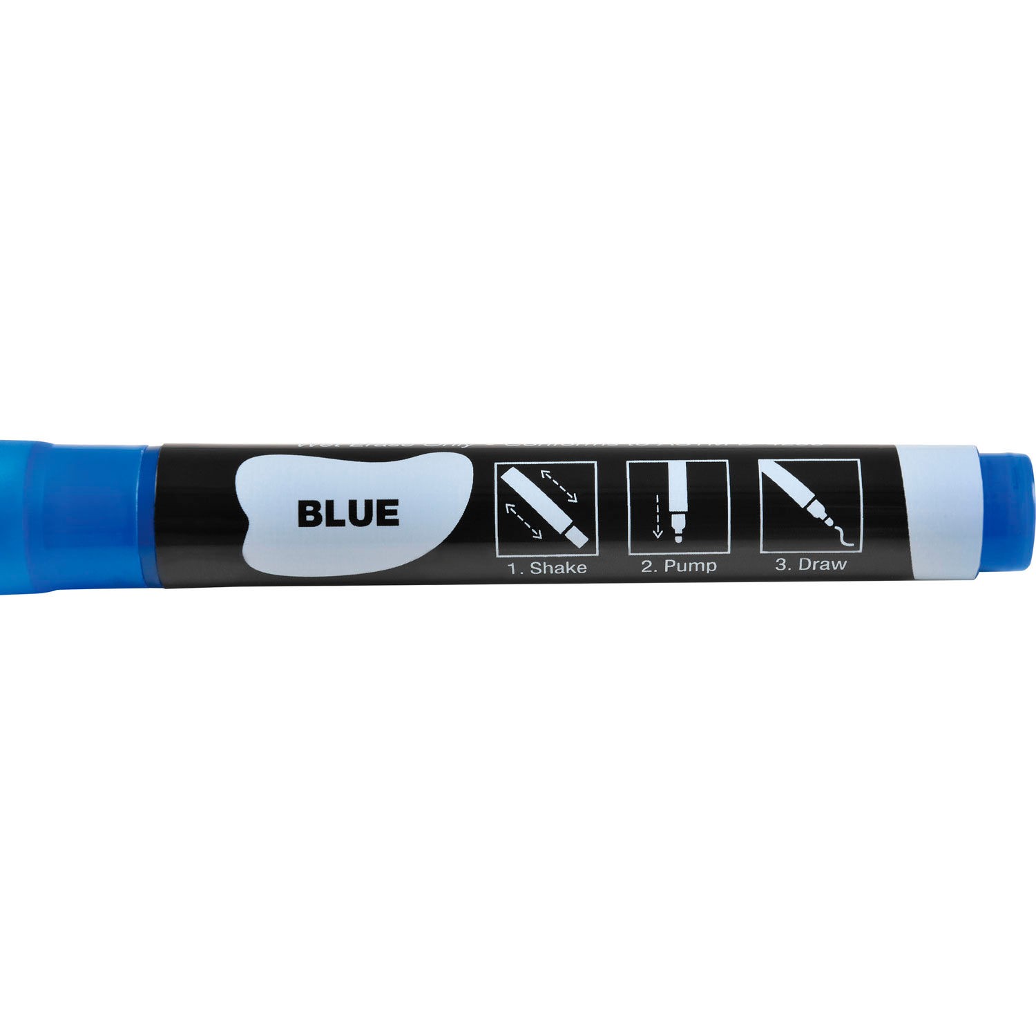 Global Industrial Wet Erase Chalk Markers Assorted Colors 4 Pack