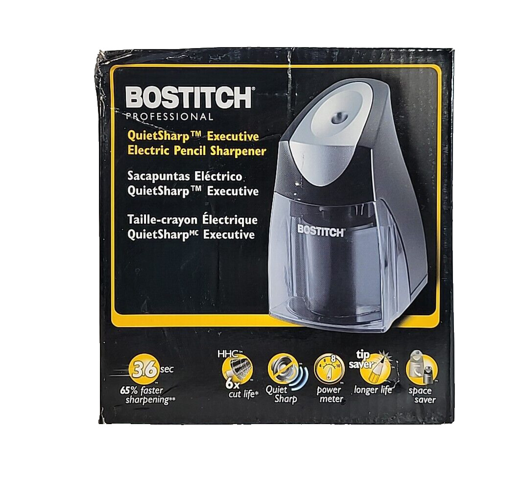 Stanley-Bostitch Quietsharp Executive Electric Pencil Sharpener EPS9V-BLK