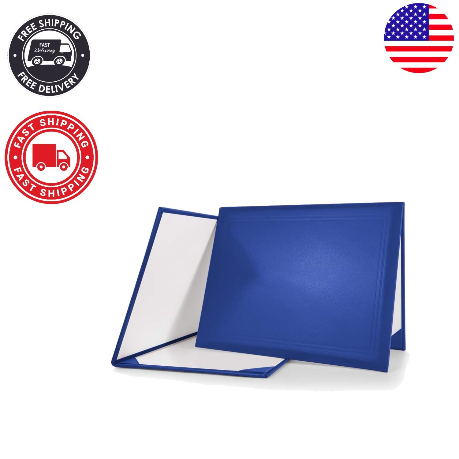 Royal Blue Padded Diploma Cover – Elegant Certificate Holder for Graduates