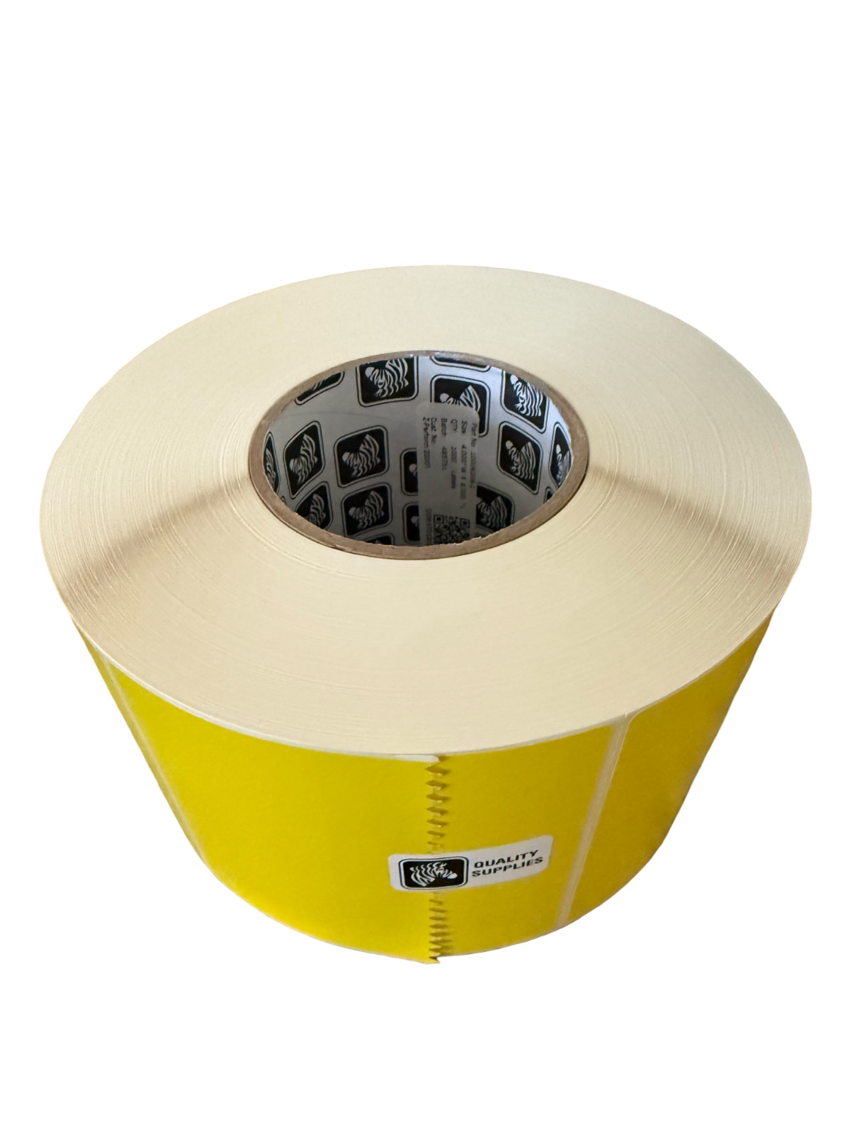 BOX OF (4) – ZEBRA 4×6 Yellow Thermal Transfer Labels Z-Perform 2000T 1000/Roll