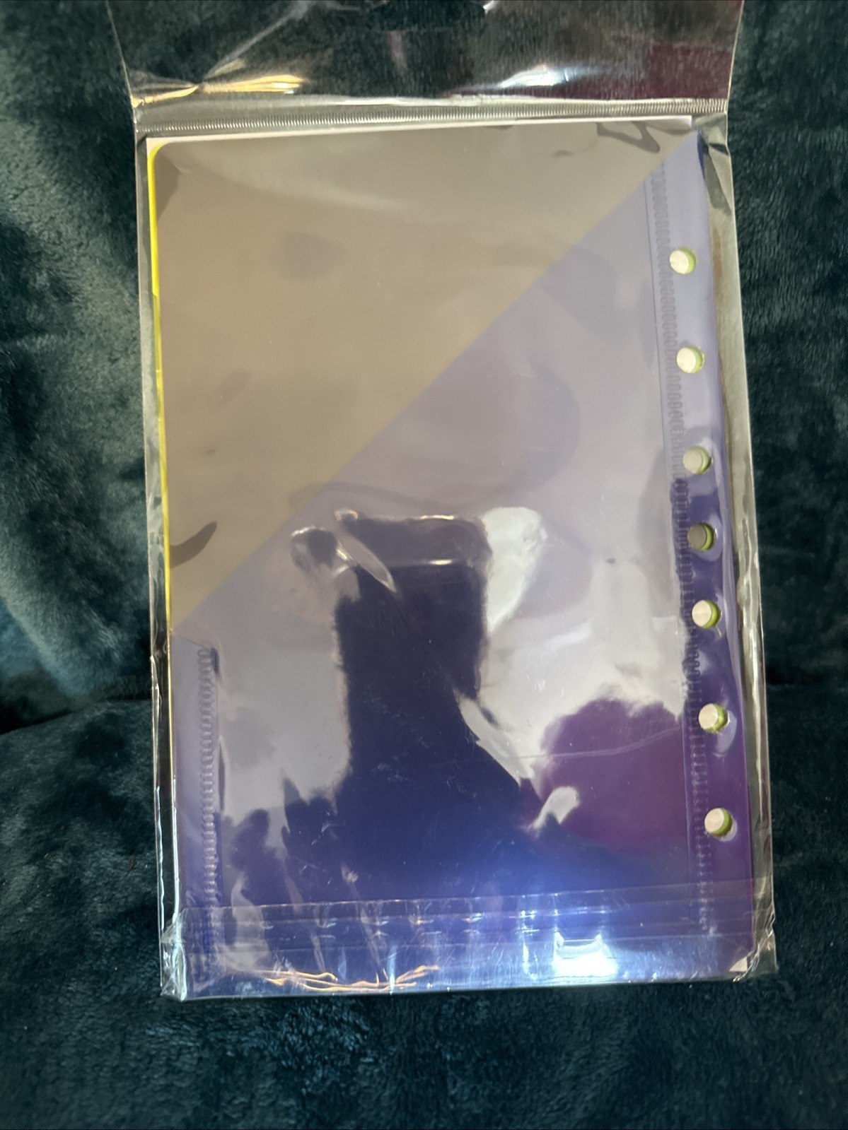 5.5×8.5in Mini Binder Pockets Fits 3-Ring/7-Ring Binders Assorted 5/PK – 1EA