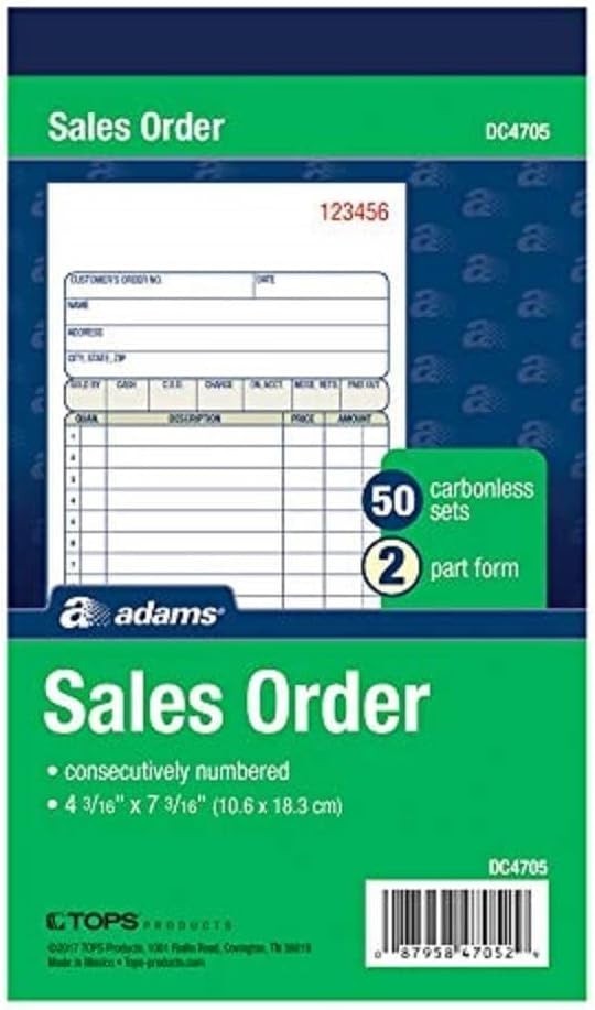 Easy-To-Use Carbonless Sales Order Books – 3 Pack, 50 Sets, Customizable Header