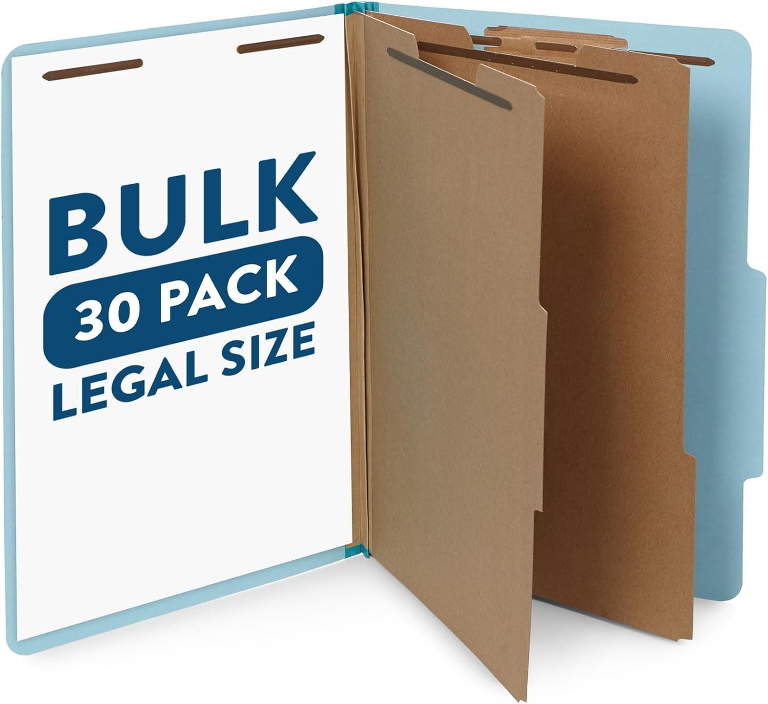 30 Legal Size Classification Folders, 2 Divider 2 Inch Tyvek Expansions, Durable
