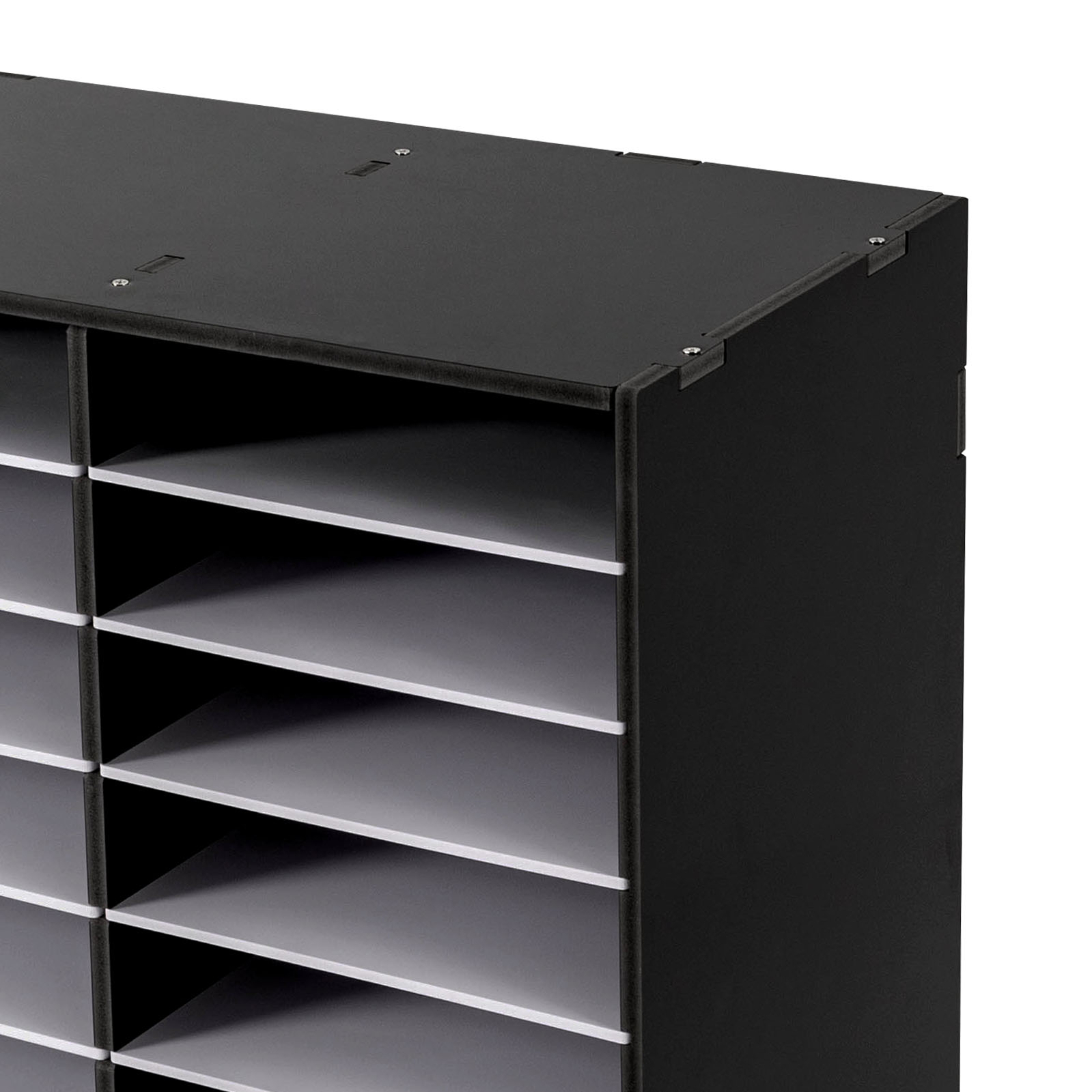 32 Slots Shelf Organizer Desk Accessories for Folders File Mail Sorter Rack PVC