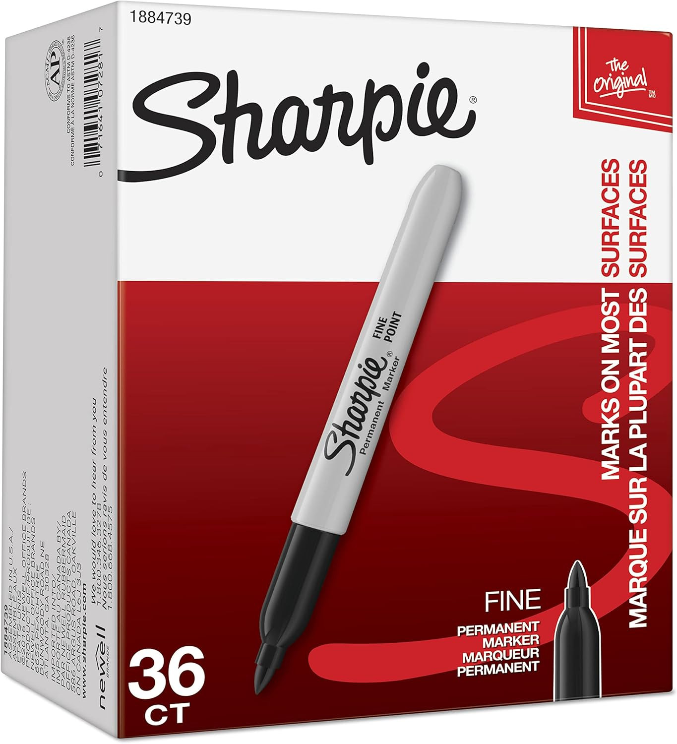 Permanent Markers Bulk Set Fine Tip Markers Set for Plastic Metal Wood and More