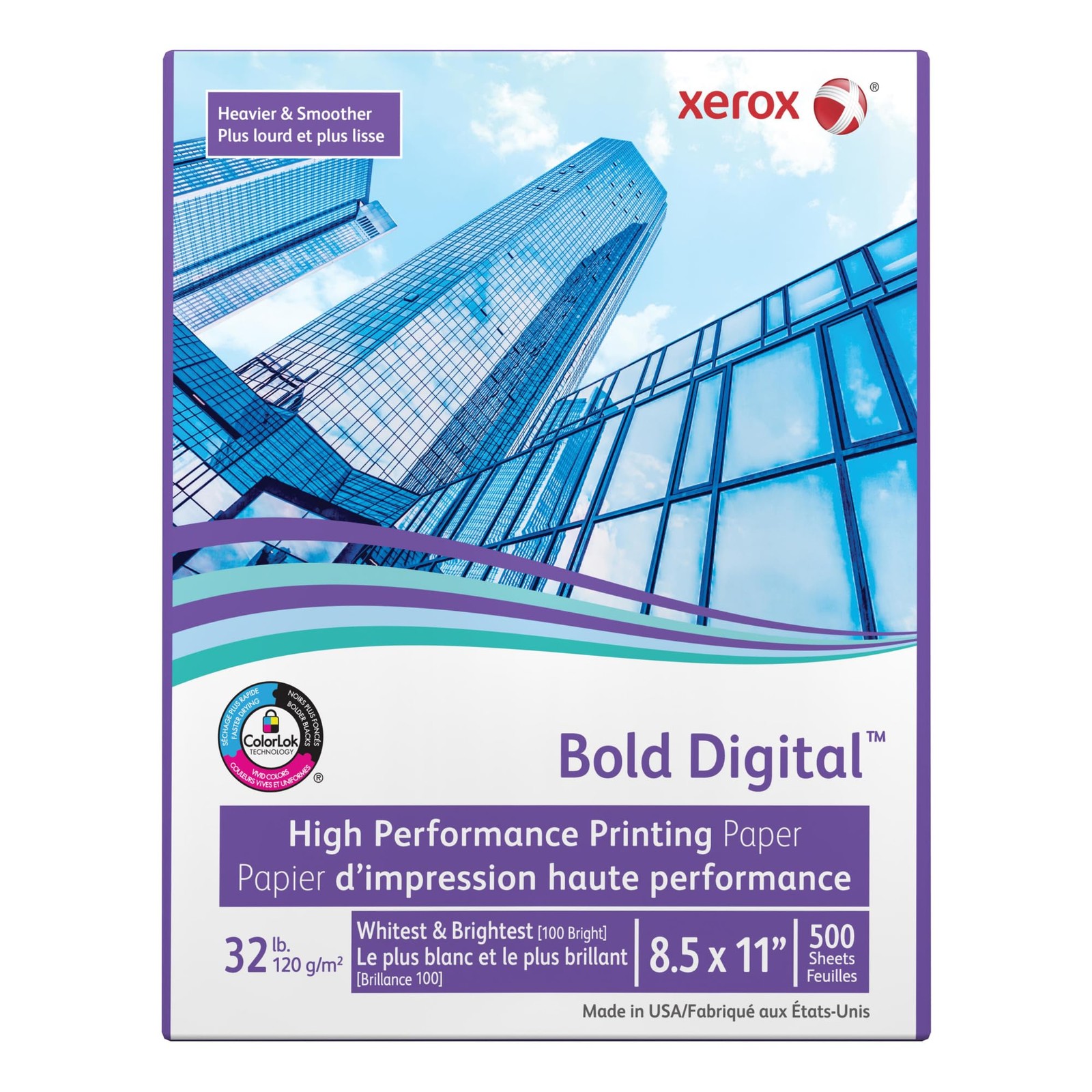 ® Bold Digital™ Printing Paper, Letter Size, 100 Brightness, 32 Lb Text (120 …