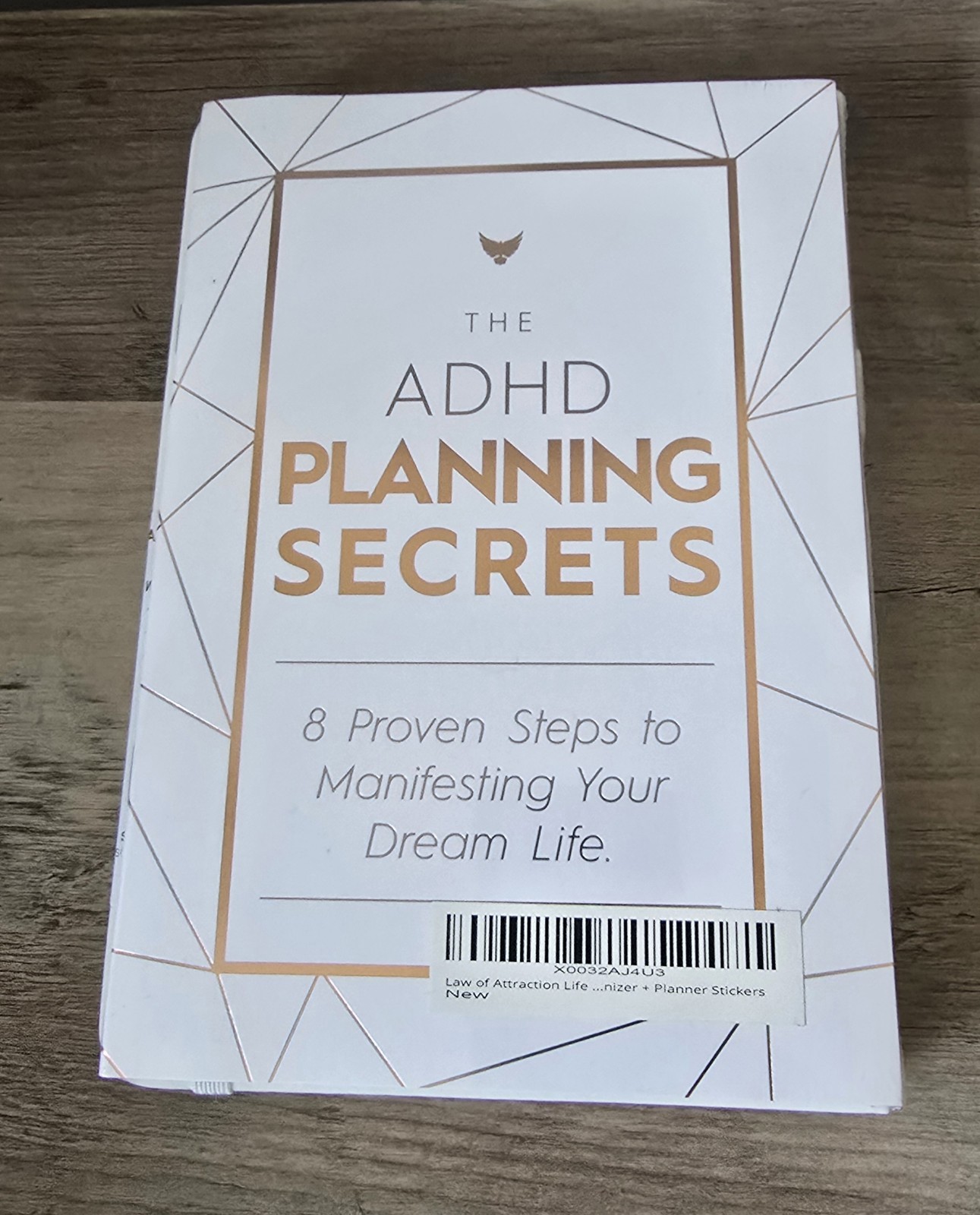 New Sealed Embossed Smart Woman Hardcover ADHD Daily Planner & Journal Manifest