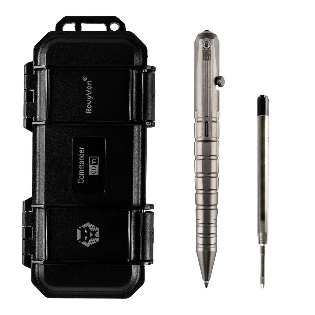C10 Titanium Ballpoint Pen, Bolt Action Pen for Men & Women, Office Business …