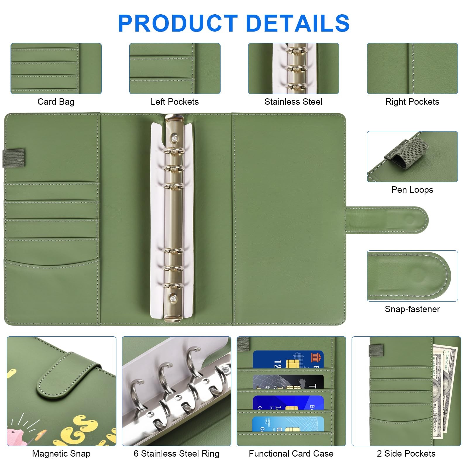 100 Envelope Money Saving Challenge Binder Cash Budget Book for $5050 Goal