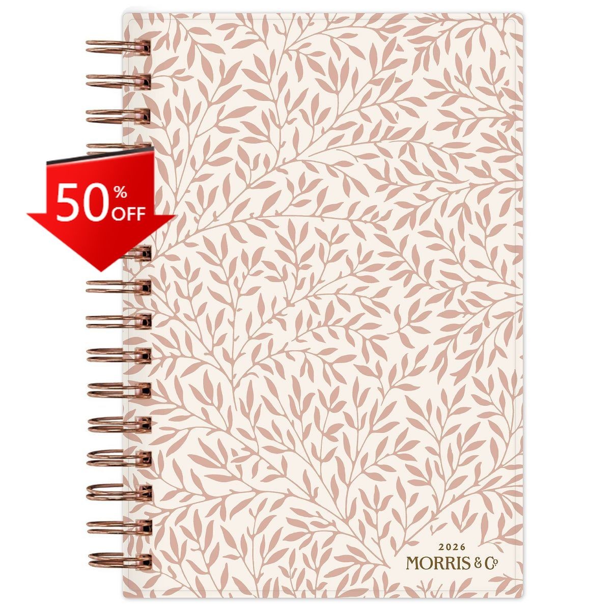 Morris & Co. by Blue Sky 5″x8″ 2026 Daily/Monthly Wirebound Planner