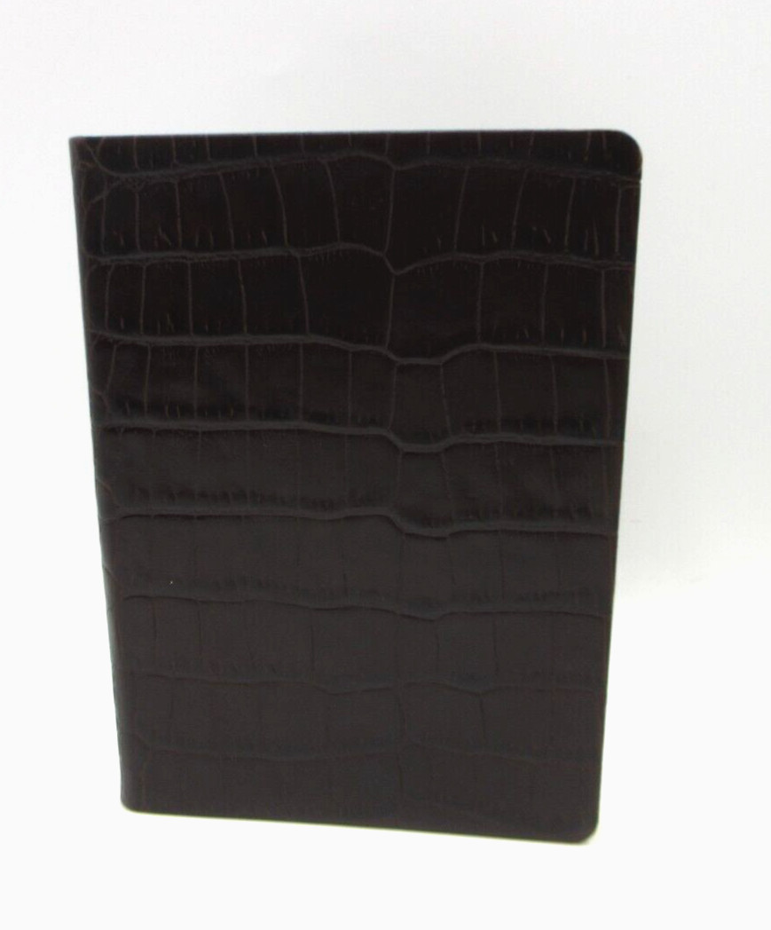 United States Travel Journal 6″ Soft Leather Cover Graphic Image 1995 Croc RED