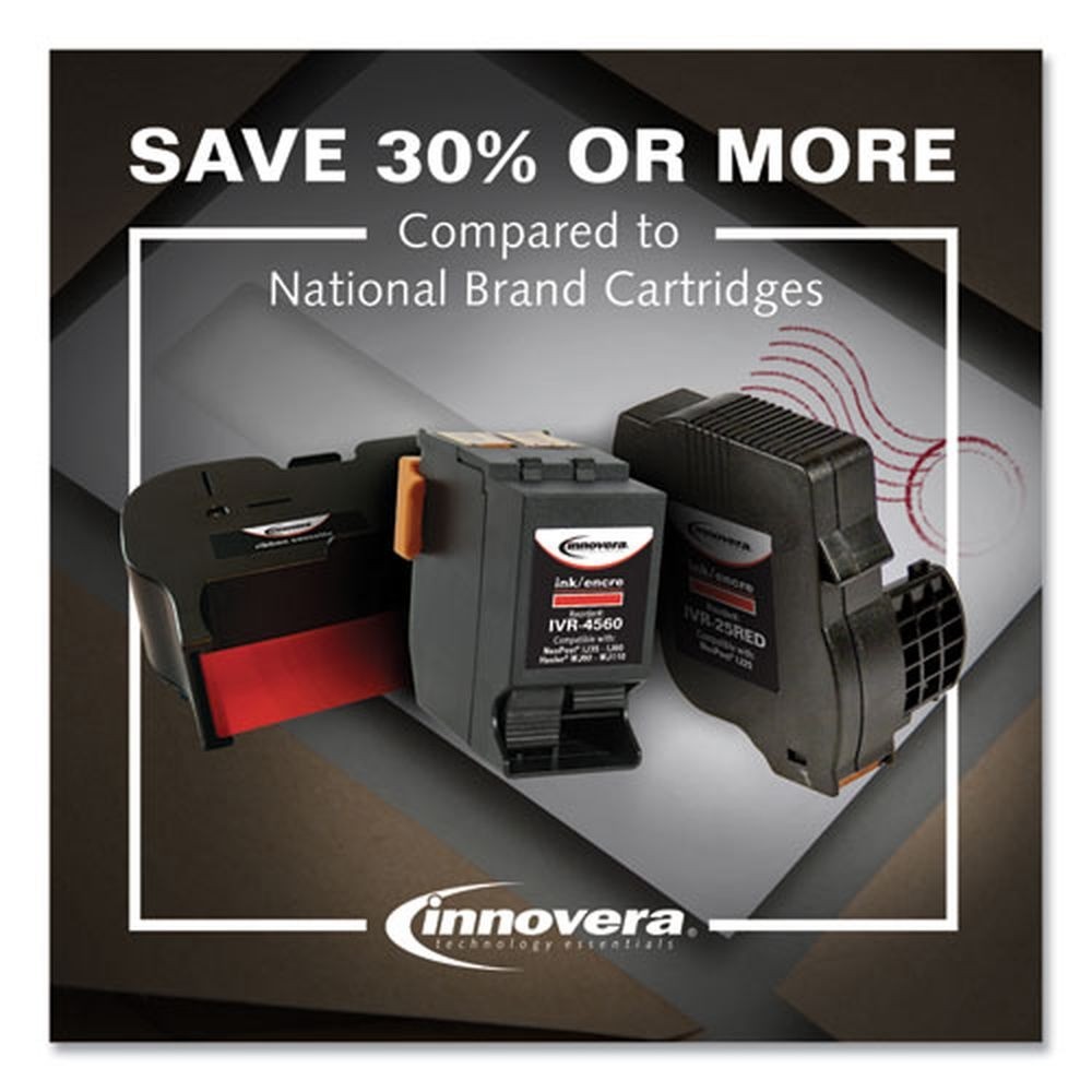 Innovera 7980 1500 Page-Yield Compatible Postage Meter Ink – Red New