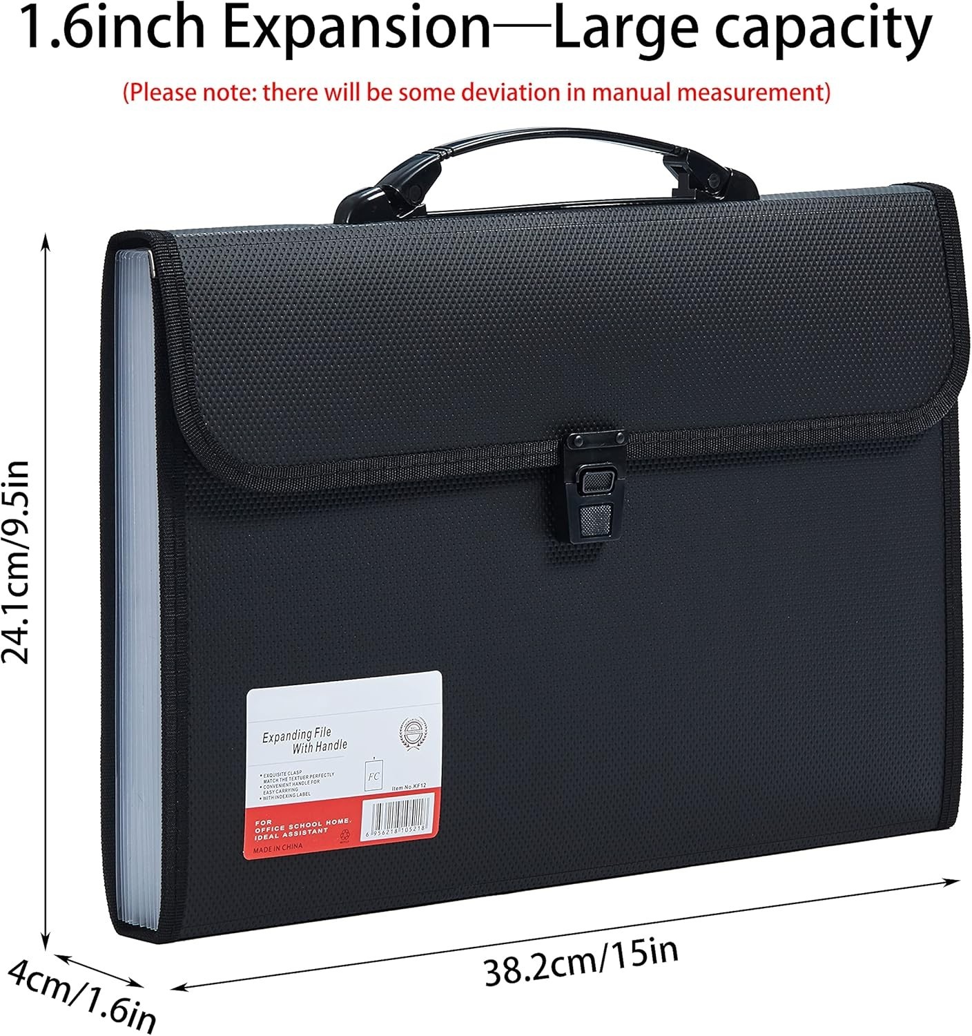 Legal Size 13 Pocket Accordian File Organizer Expanding File Folder for FC A4 Pa