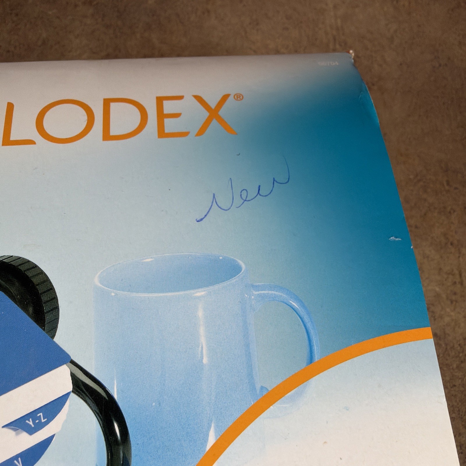 Rolodex Black Rotary Card File w Box 66704 Wheel Office Desk Organizer 500