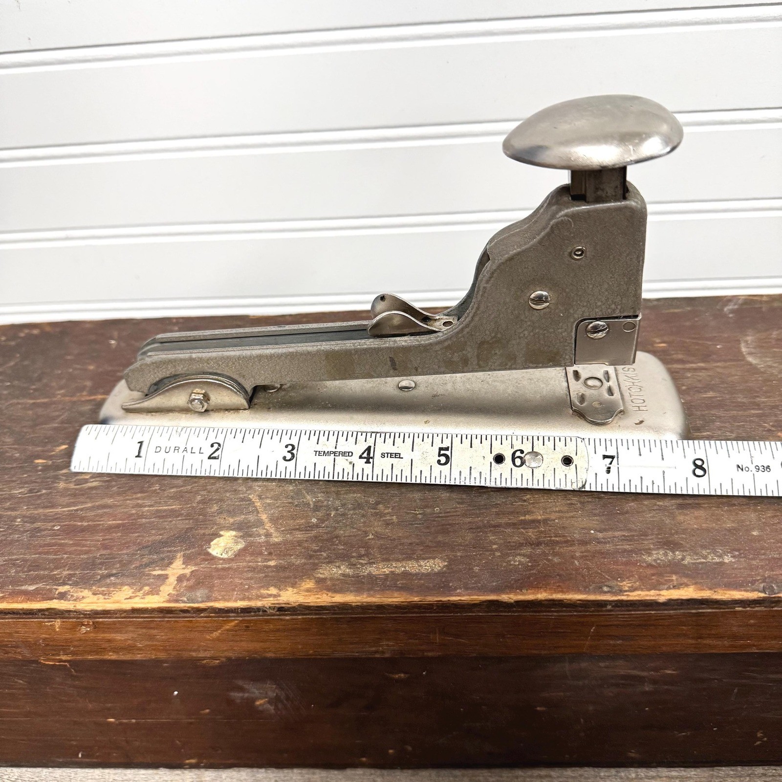 Vintage Hotchkiss Company Desktop Stapler Model No. 5- Vintage retro office