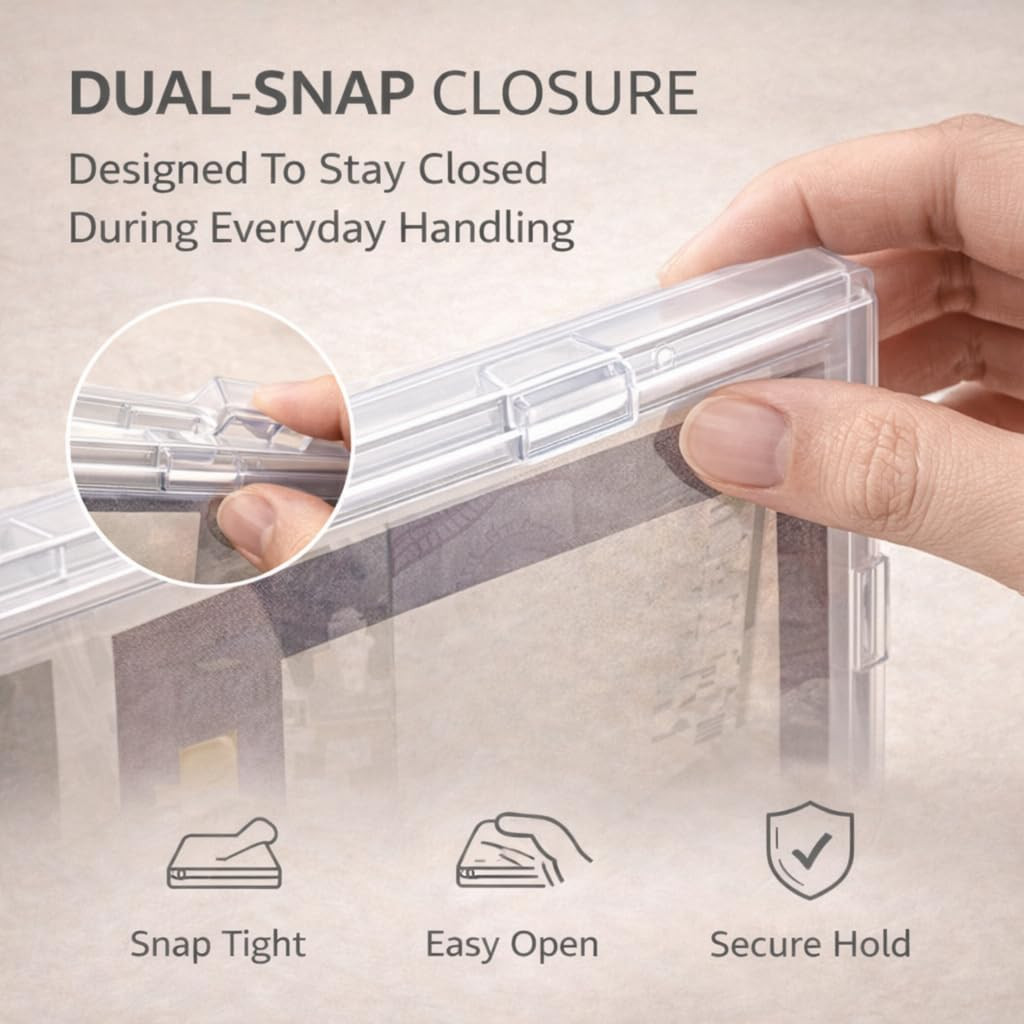 ® 6PCS Magazine Protectors for Collectors: Stackable Acid-Free Hard Storage Hold