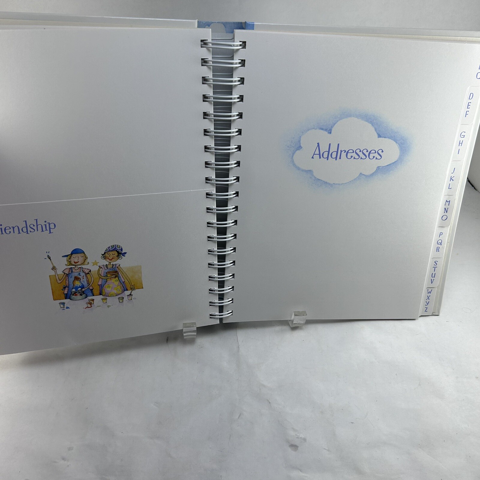 Hallmark A LITTLE SLICE of HAPPY Greeting Card Organizer Address Book 2002