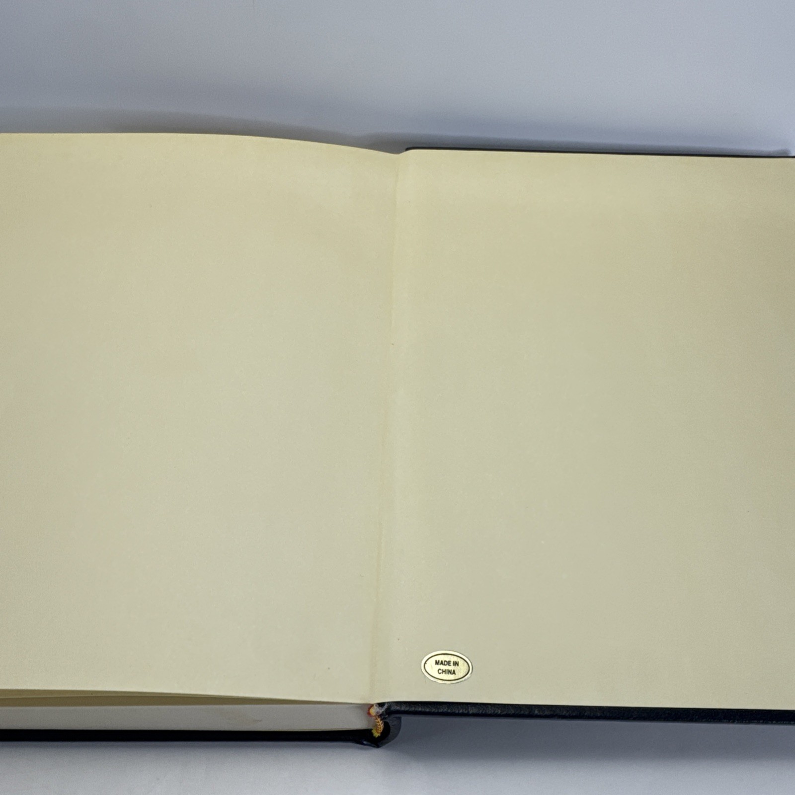 Flower Journal/ Notebook Navy Blue Faux Leather Lined Paper Beautiful Journal