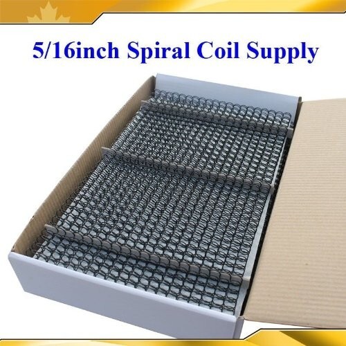 Wire Coil Supply 5/16inch 7.9mm 100sheets for Binder Machine 36-50 Pages Note