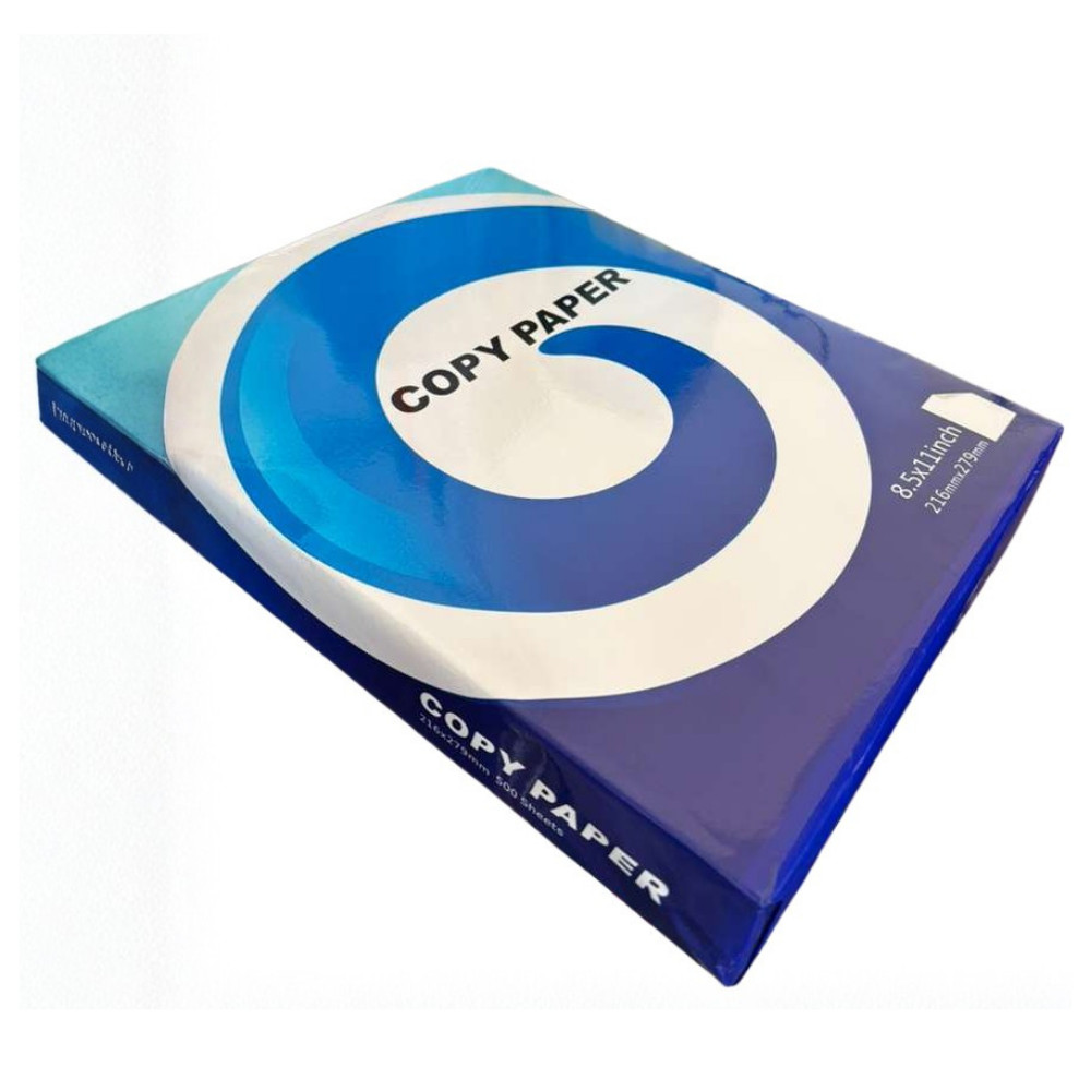 COPY PAPER 20 lb – Letter Size (8.5 in x 11 in) – 5 REAMS/CASE