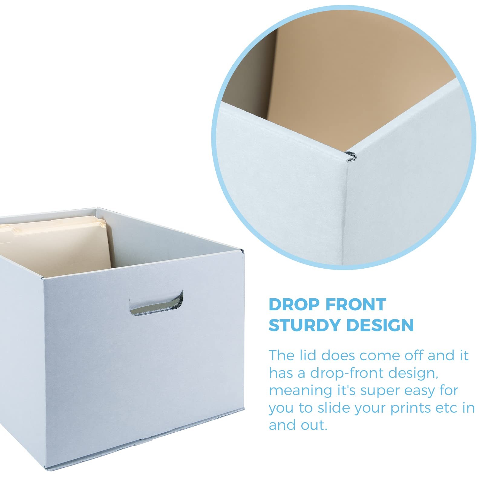 Lineco 15x12x10 Acid-Free Archival Storage Box Museum Art Document Storage Photo