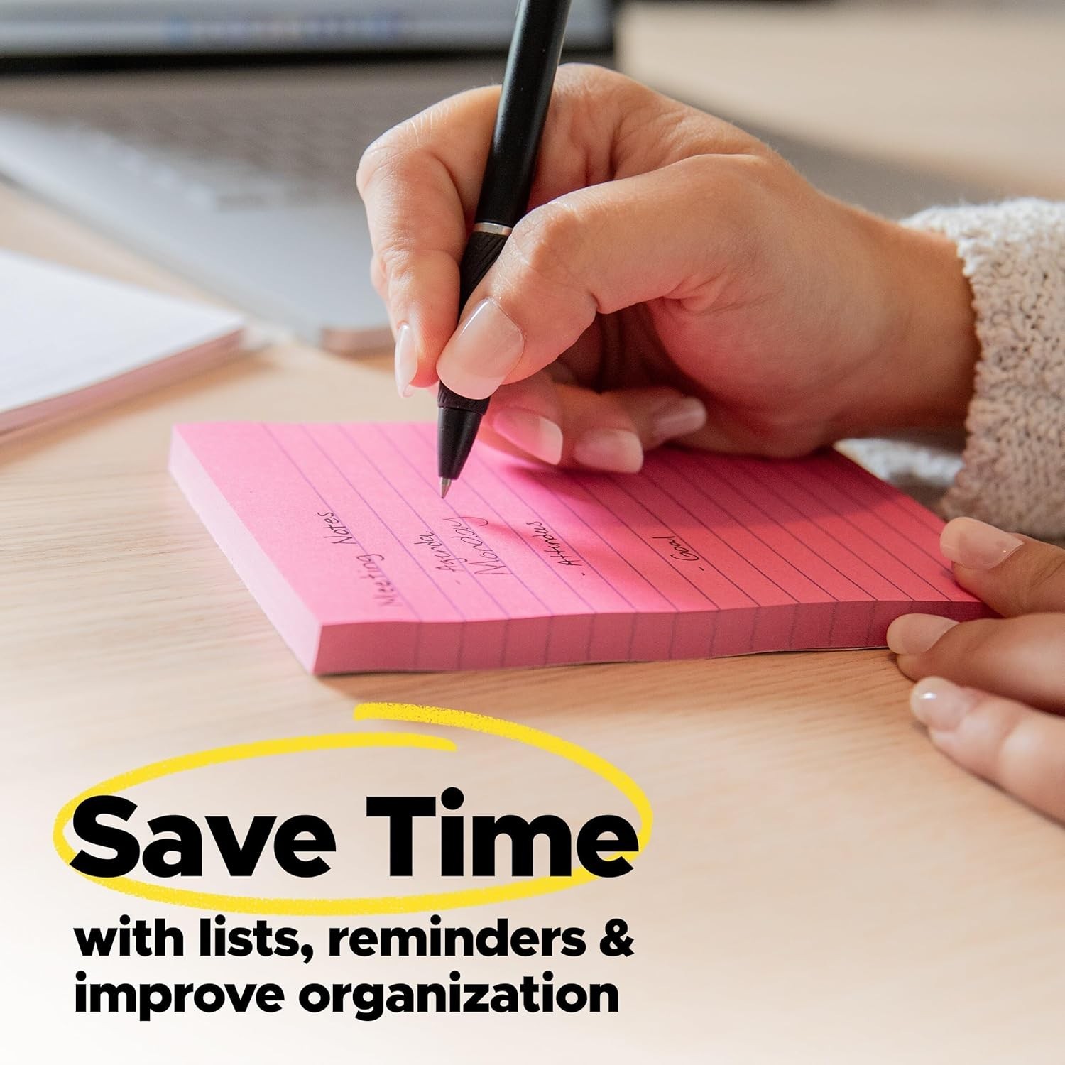 Mini Notes, 1 3/8 in. x 1 7/8 in., 24 Sticky Notes Pads, 100 Sheets per Pad, …