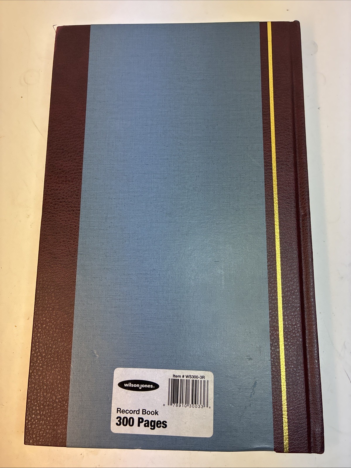 Record Ledger Book S300-3R, Record Ruled 35 lines, 300 pages Wilson Jones Co.
