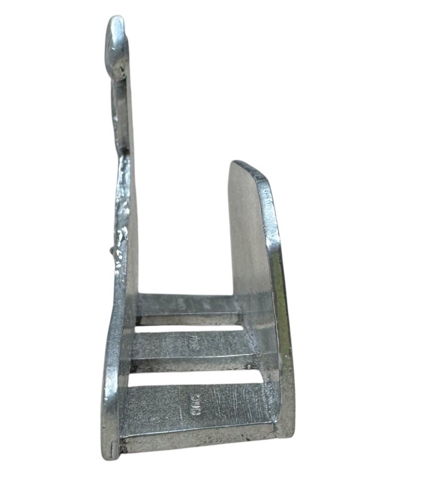 Vintage 1989 Seagull Pewter Golfer Business Card Holder Canada Desk Office Golf