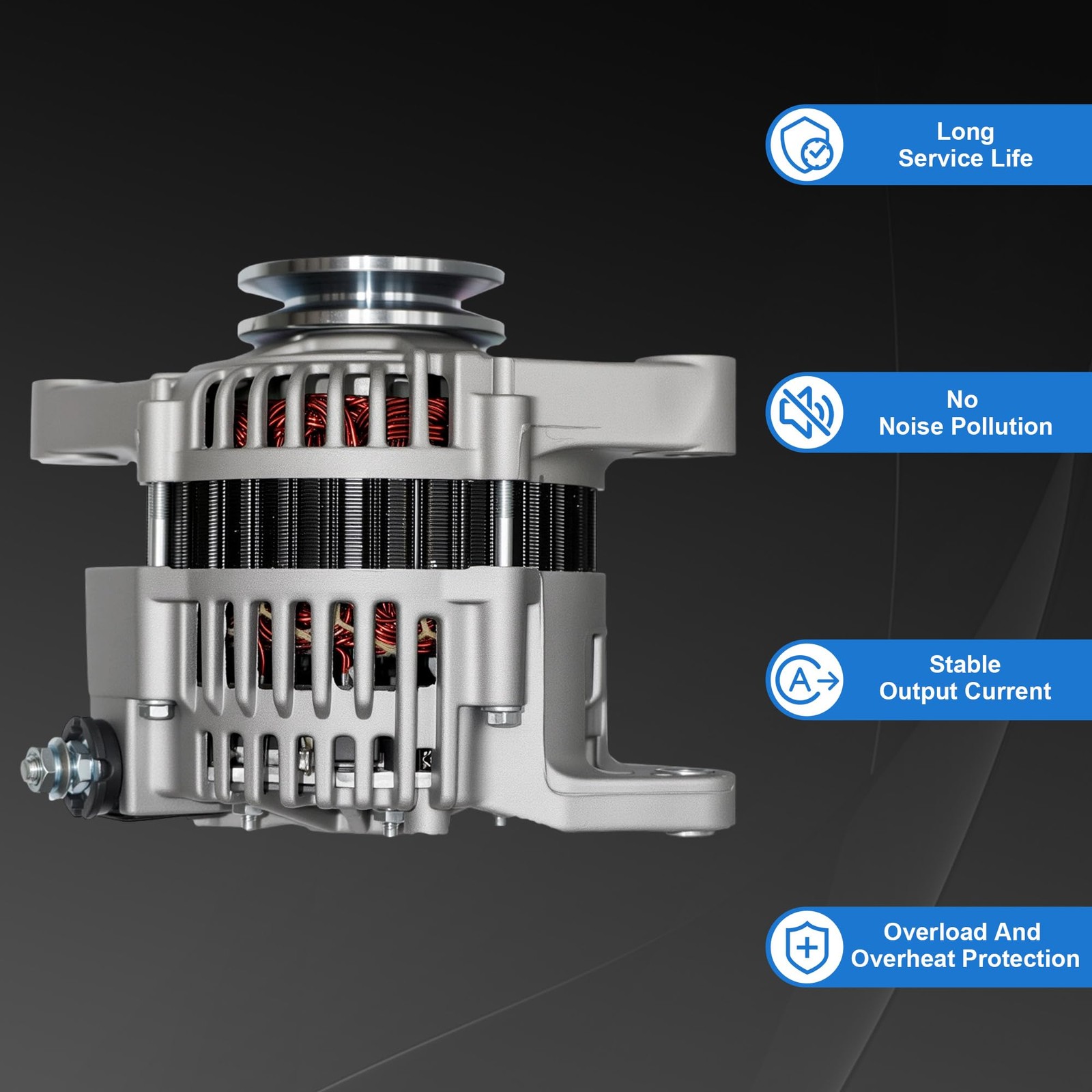 Alternator 1998-2004 Nissan Frontier Xterra 2.4L 13778