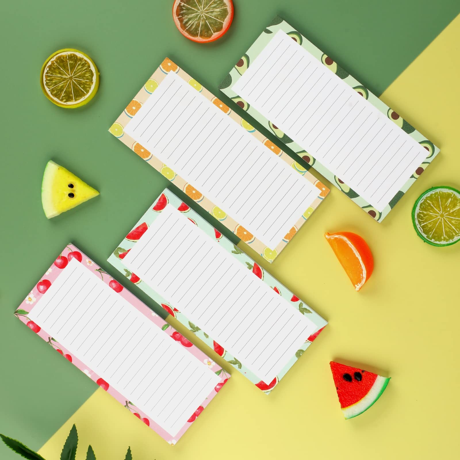 Joyberg 4 Pack Magnetic Notepads for Refrigerator, Grocery List Magnet Pad…