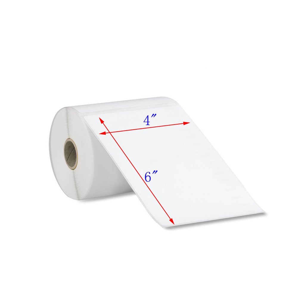 20 Rolls 4×6 Direct Thermal Labels 450 Per Roll For Zebra Eltron 2844 ZP-450